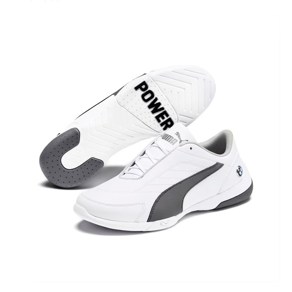 NW0T-Puma Motorsport -BMV-Men's White/Black Sneakers- KART CAT lll - Picture 1 of 9